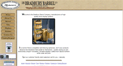 Desktop Screenshot of bradburybarrel.com